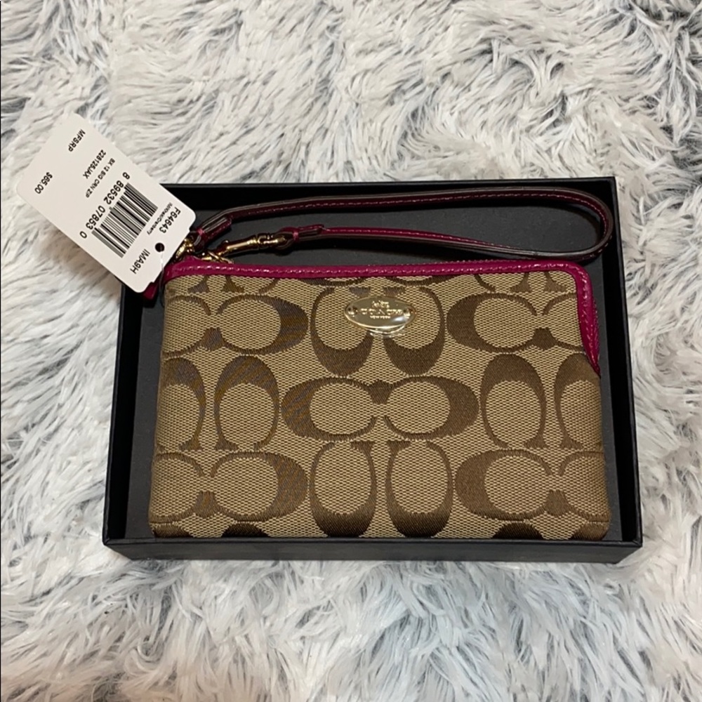 NWT Coach Wristlet in Gift Box